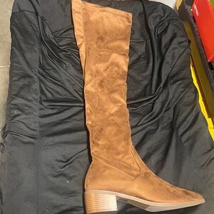 New York & Company Brown Over the Knee Boots
